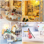 Princess Dream DIY Wooden Frame Dollhouse Kit