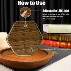 Professor Cat's Library DIY Wooden 3D Night Light Kit