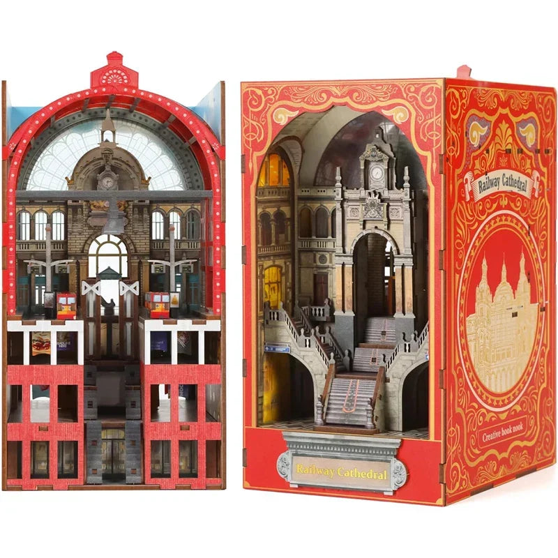Railway Cathedral DIY Book Nook Kit