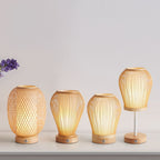 Rechargeable Bamboo Zen Table Lamp