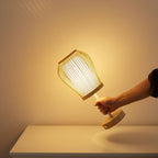 Rechargeable Bamboo Zen Table Lamp