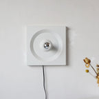 Retro Square Space Age Wall Lamp