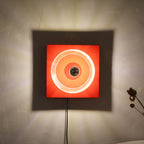 Retro Square Space Age Wall Lamp