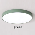 SlimGlow Ultra-Thin LED Ceiling Light — Flush Mount, 3 Colors, Multiple Sizes & Finishes
