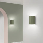 FluteGlow — Fluted Resin Decorative Wall Sconce