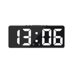 LumaGlow LED Alarm Clock — Large Display, Color Night Light, Temperature & Calendar