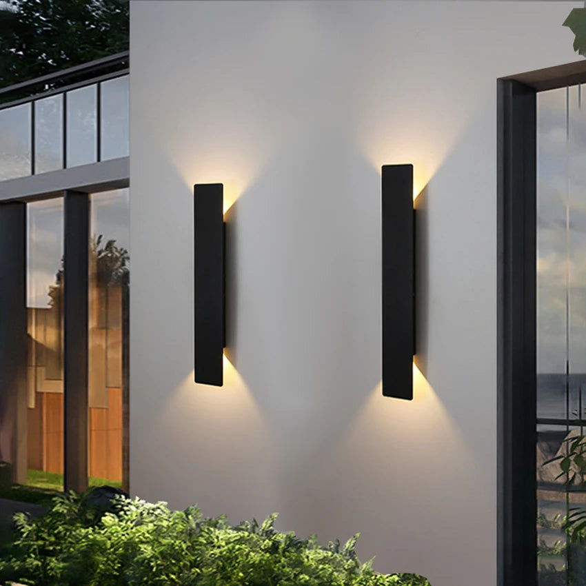 BladeGlow — Modern Outdoor LED Wall Sconce