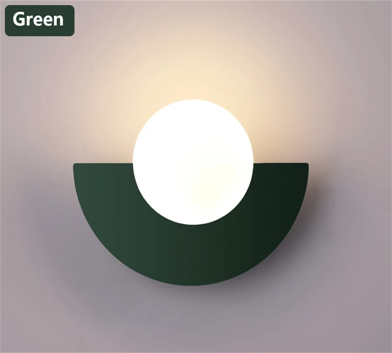 CradleGlow — Moon Globe LED Wall Sconce