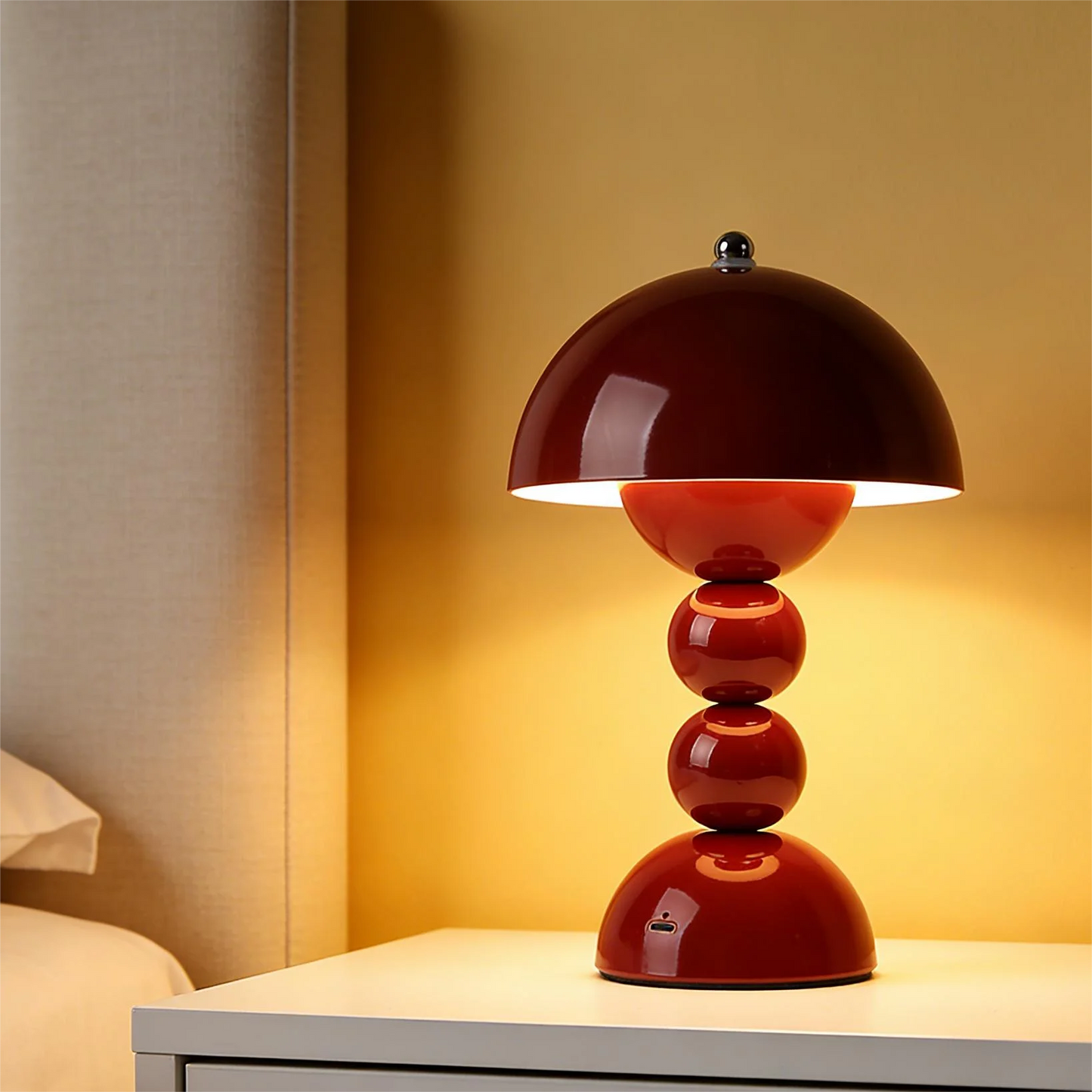 PebbleGlow — Sculptural Rechargeable Table Lamp