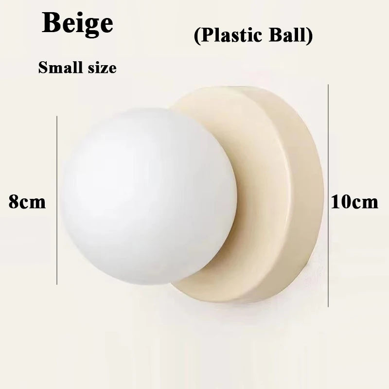 DotGlow — Colorful Globe LED Wall Sconce