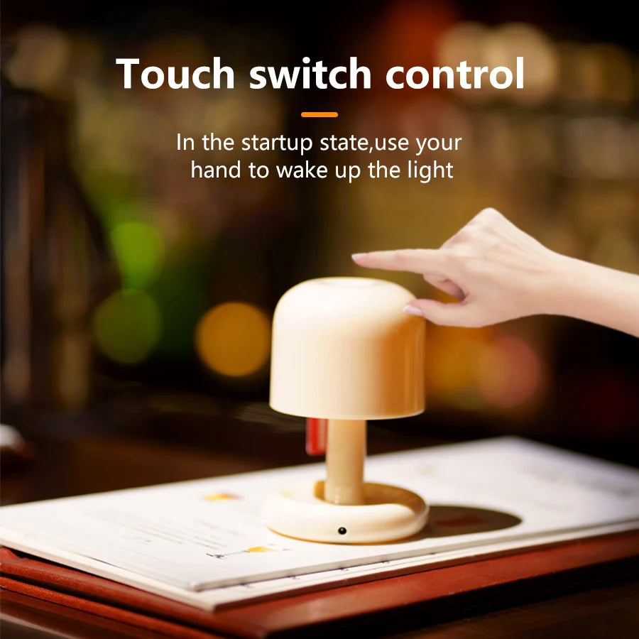 SunsetGlow — Rechargeable Touch Bedside Lamp
