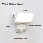 VisorGlow — Adjustable Outdoor Motion Sensor Wall Light
