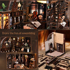 Bacchus Bookstore DIY Miniature House Kit