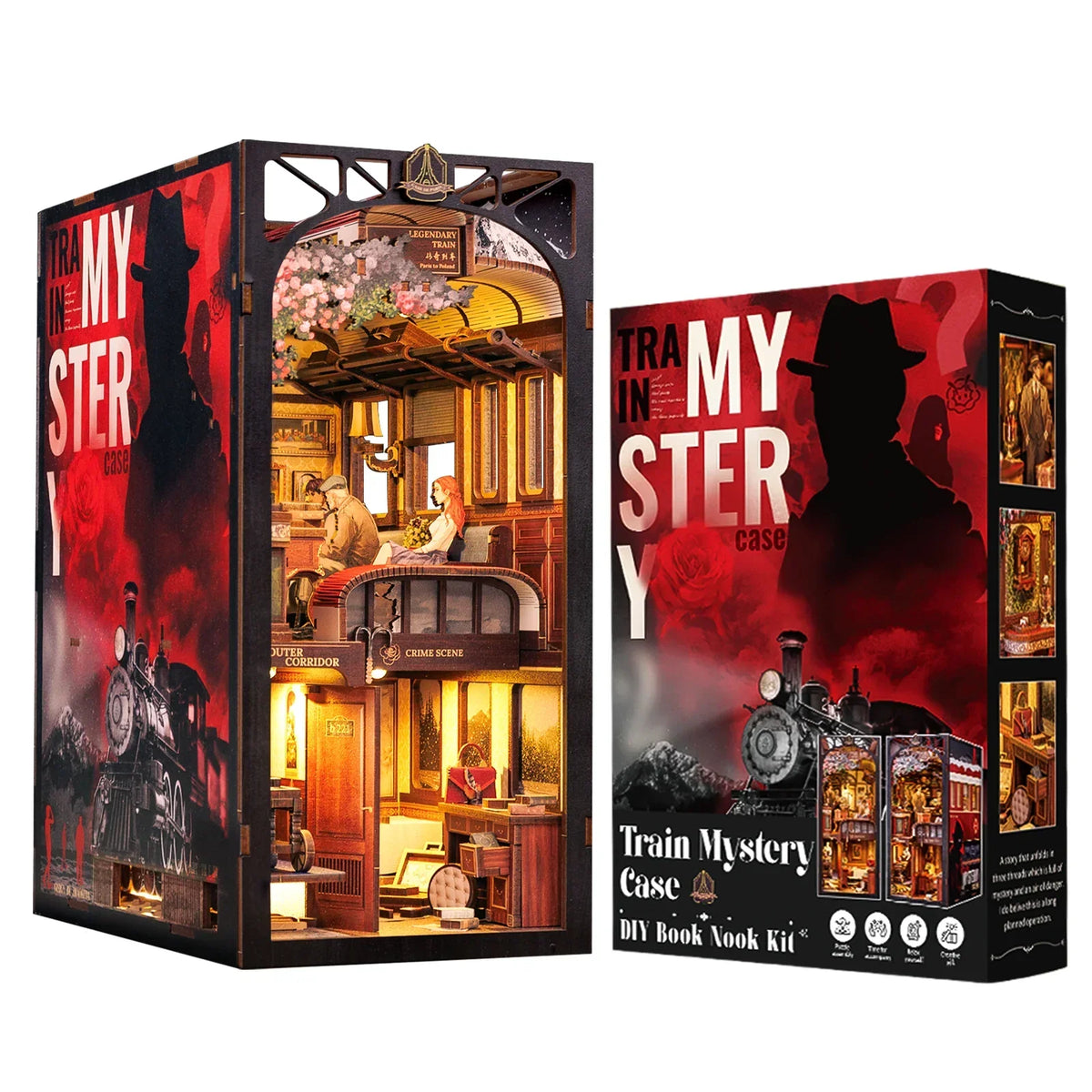 Train Mystery DIY Book Nook Kit