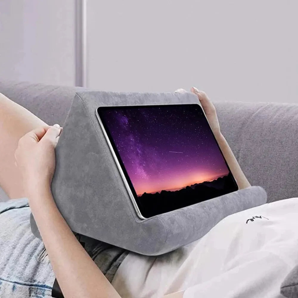 Book Pillow Stand for Reading in Bed, Sponge Tablet and Book Holder for Lap, Couch, Bed