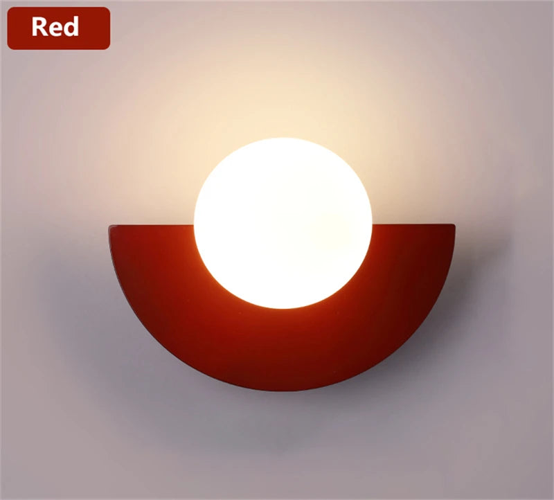 CradleGlow — Moon Globe LED Wall Sconce