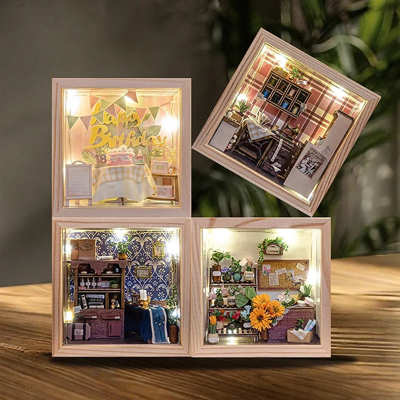 Sewing Shop DIY Miniature House Kit