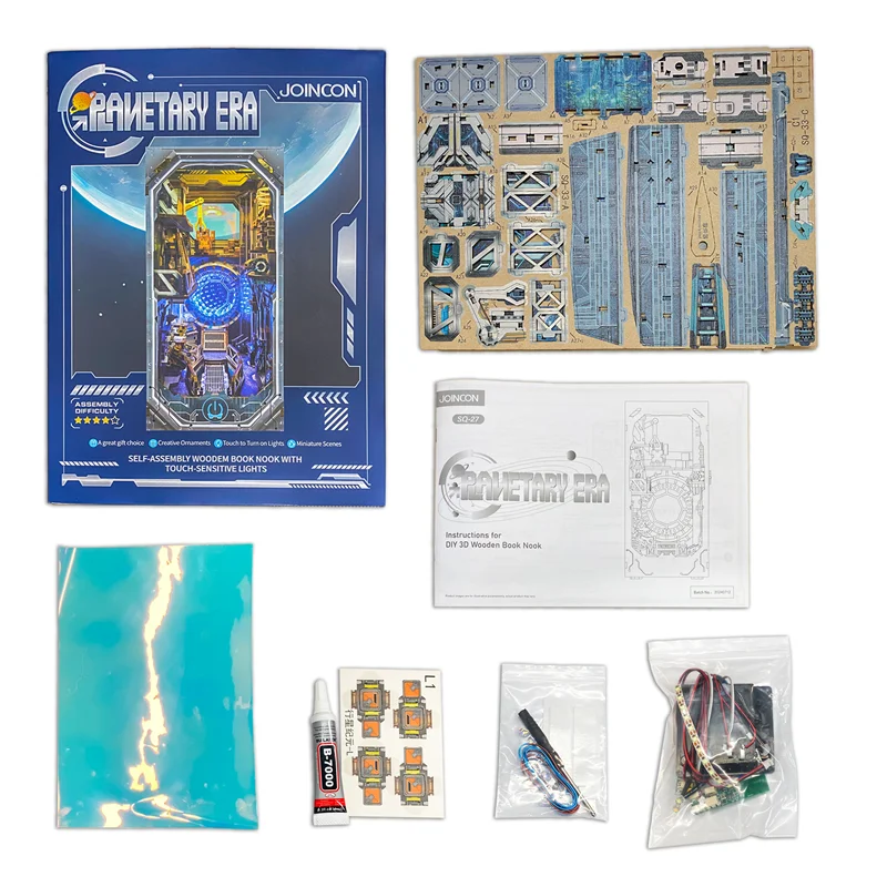Planetary Era 3D DIY Book Nook Kit