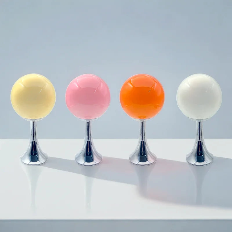 SputnikGlow — Mid-Century Glass Globe Table Lamp