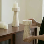 Minimalist Marble Candle Holder