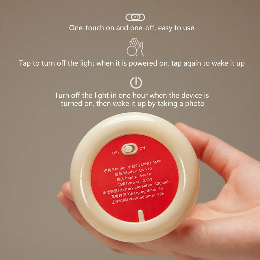SunsetGlow — Rechargeable Touch Bedside Lamp