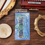 ArtMark Van Gogh Irises — Brass Metal Bookmark