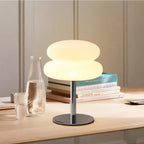 MacaronGlow — Stacked Opal Glass Table Lamp