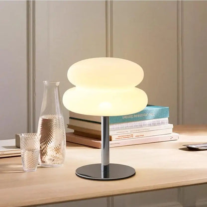 MacaronGlow — Stacked Opal Glass Table Lamp