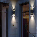 TowerGlow — Outdoor Ribbed LED Wall Sconce