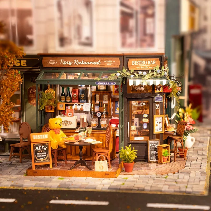 Tipsy Restaurant DIY Miniature House Kit