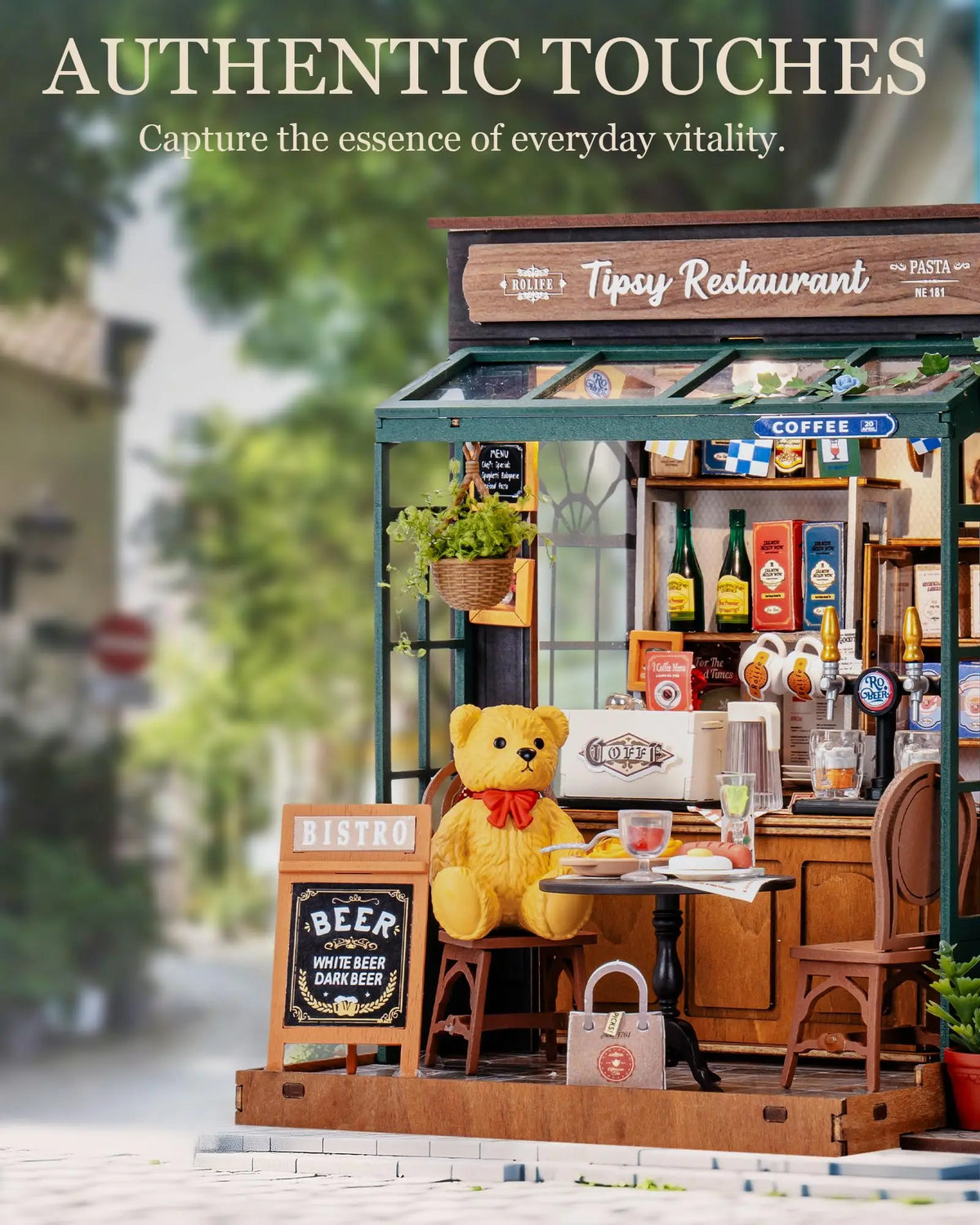 Tipsy Restaurant DIY Miniature House Kit