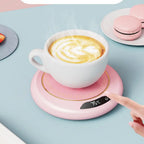 Mug Warmer with 3 Temperature Settings, USB Cup Warmer Coaster 131°F, for Coffee Tea Milk