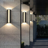 DuoGlow — Split Cylinder Outdoor LED Wall Sconce