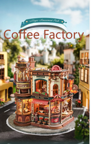 Coffee Factory DIY Miniature House Kit