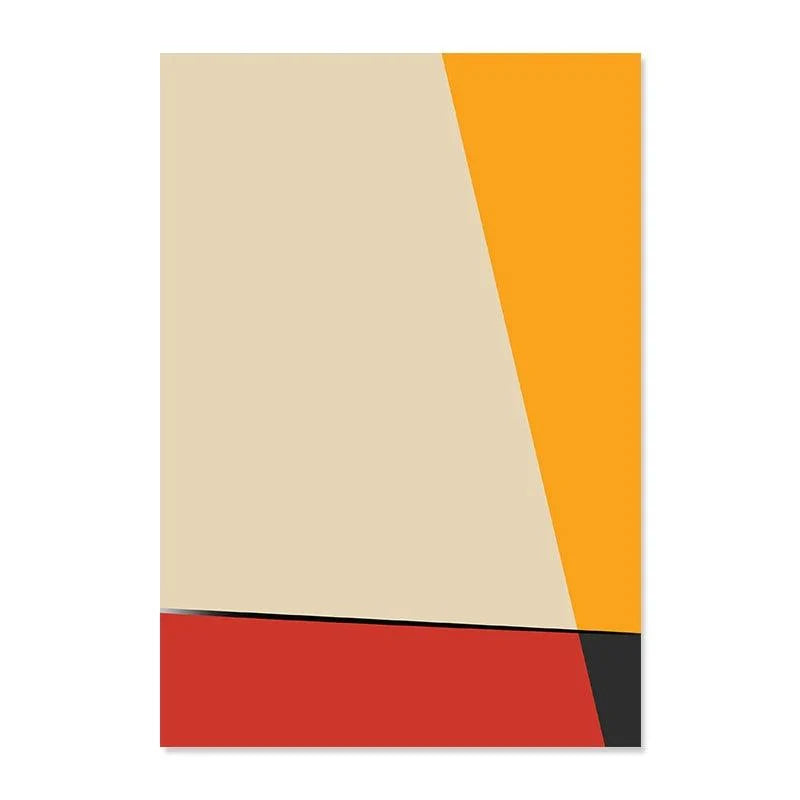 Orange Figures Prints