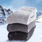 Wool Socks Thick Thermal Winter Socks, Warm Wool Blend Crew Socks for Women and Men, Cozy Home Socks