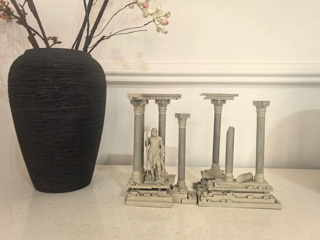 Retro Roman Architecture Resin Figurine – LTCP-407 Series