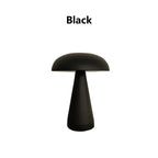 HushGlow — Metal Mushroom Touch Lamp