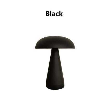 HushGlow — Metal Mushroom Touch Lamp