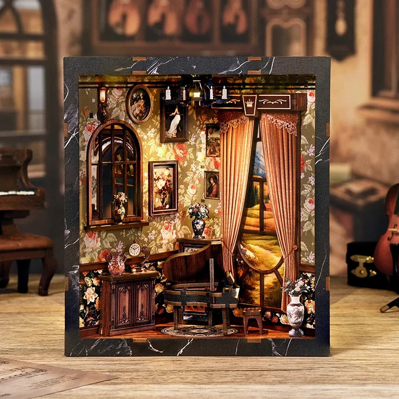 European Melody Box DIY Book Nook Kit