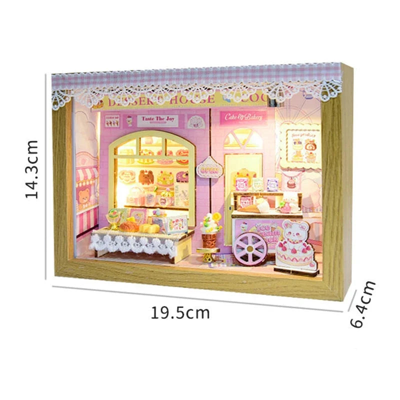 Dessert Store DIY Miniature House Kit