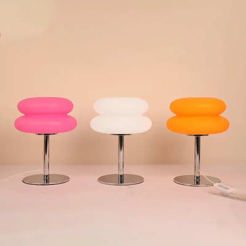 MacaronGlow — Stacked Opal Glass Table Lamp