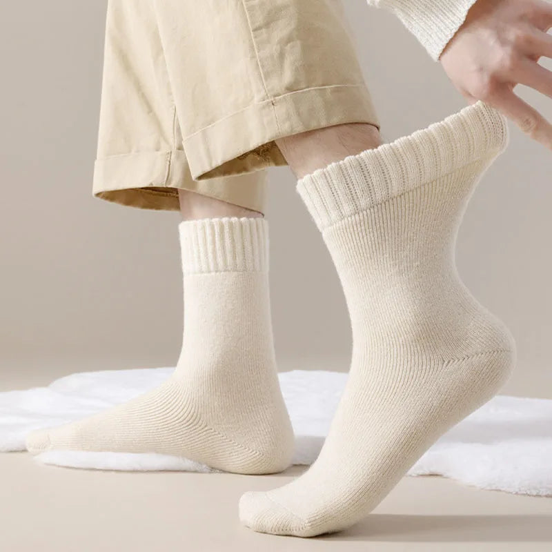 Fleece Lined Thermal Socks Thick Winter Crew Socks, Cozy Warm Socks for Women and Men, 1 or 3 Pairs