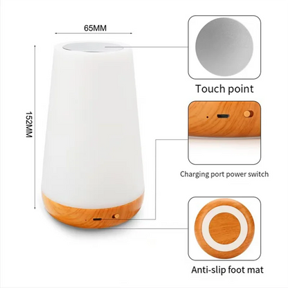 LunaGlow — Rechargeable Color-Changing Night Light with Remote