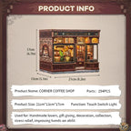 Corner Coffee Shop DIY Book Nook Kit