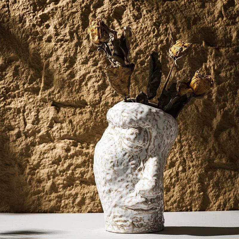 Abstract Face Vase