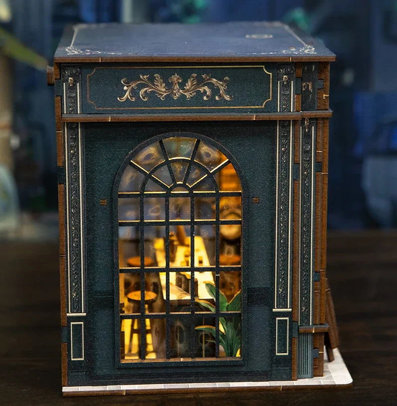 Coffee Shop DIY Miniature House Kit