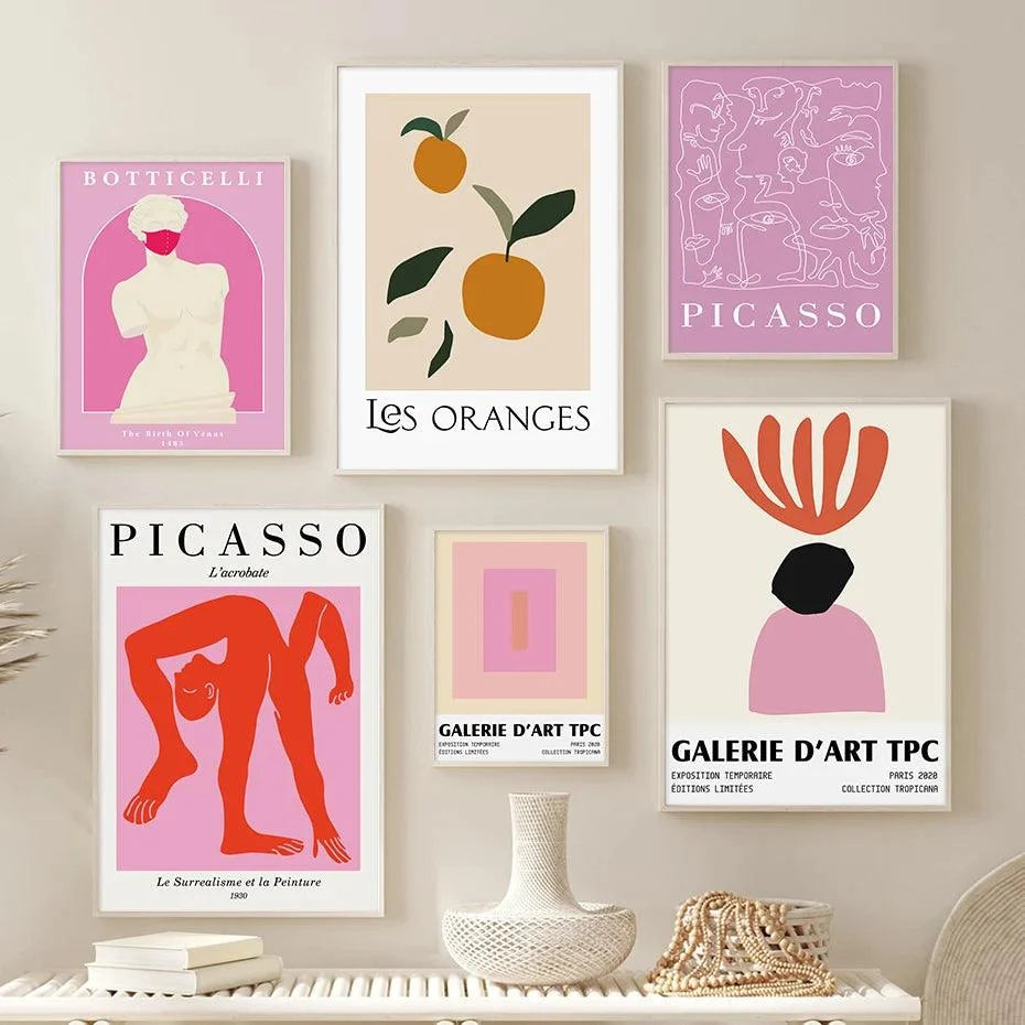 Pink Picasso Prints