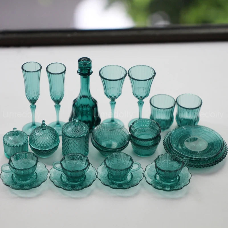 Dollhouse Glassware Set 1:6