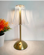 StarGlow Crystal Cordless Table Lamp — Touch Dimmer